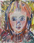 'Portrait of a Girl', 35 x 45 cm, oil on canvas