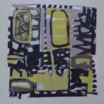 Chamisso, collage on board, 68 x 68cm
