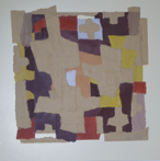 Nosivad, collage on board, 33 x 33cm
