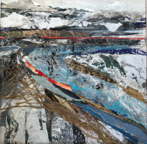 “Stillness” Mixed Media. 53cms x 53cms