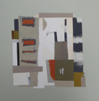 Ciminiere,  collage on board,  25 x 25cm