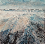 Tide's Out mixed media on paper - 29 x 29 cm