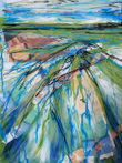 Wild and Wonderful - mixed media on acetate - 30 x 40 cm